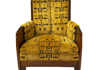 Art Deco Amsterdamse School Lounge Chair by Cornelis van der Sluys, 1918